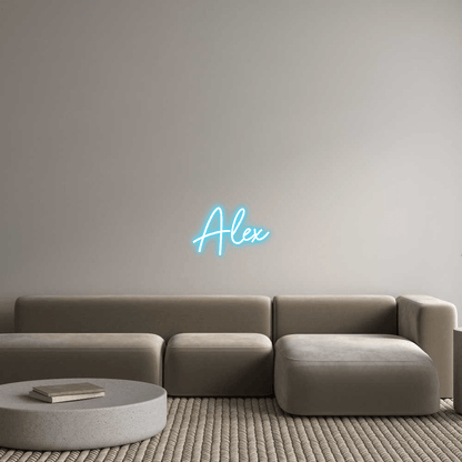Custom Design: Alex - Neon Lanes