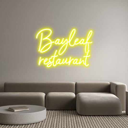 Custom Design: Bayleaf restaur... - Neon Lanes