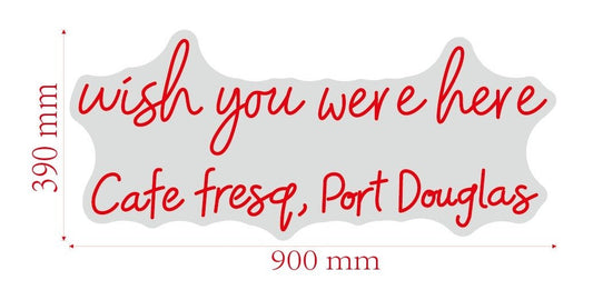 Custom Design: Cafe Fresq - Neon Lanes