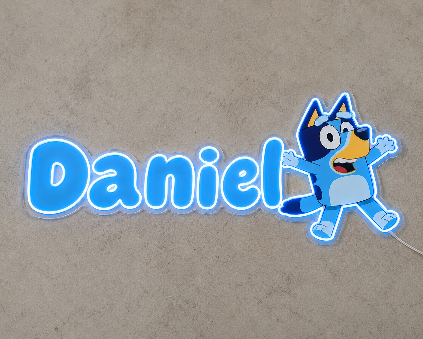 Custom Name Bluey LED Neon Sign personalised kids bedroom decor