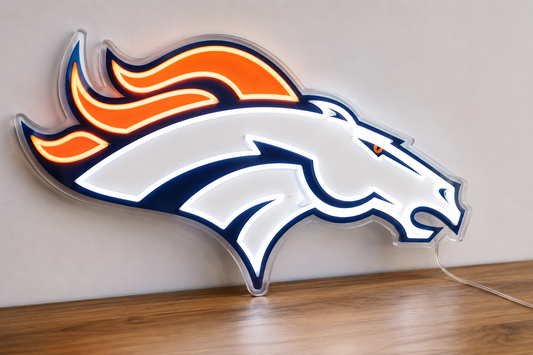 Denver Broncos LED Neon Sign