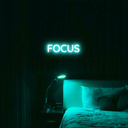 Focus LED Neon Light Sign - Neon Lanes
