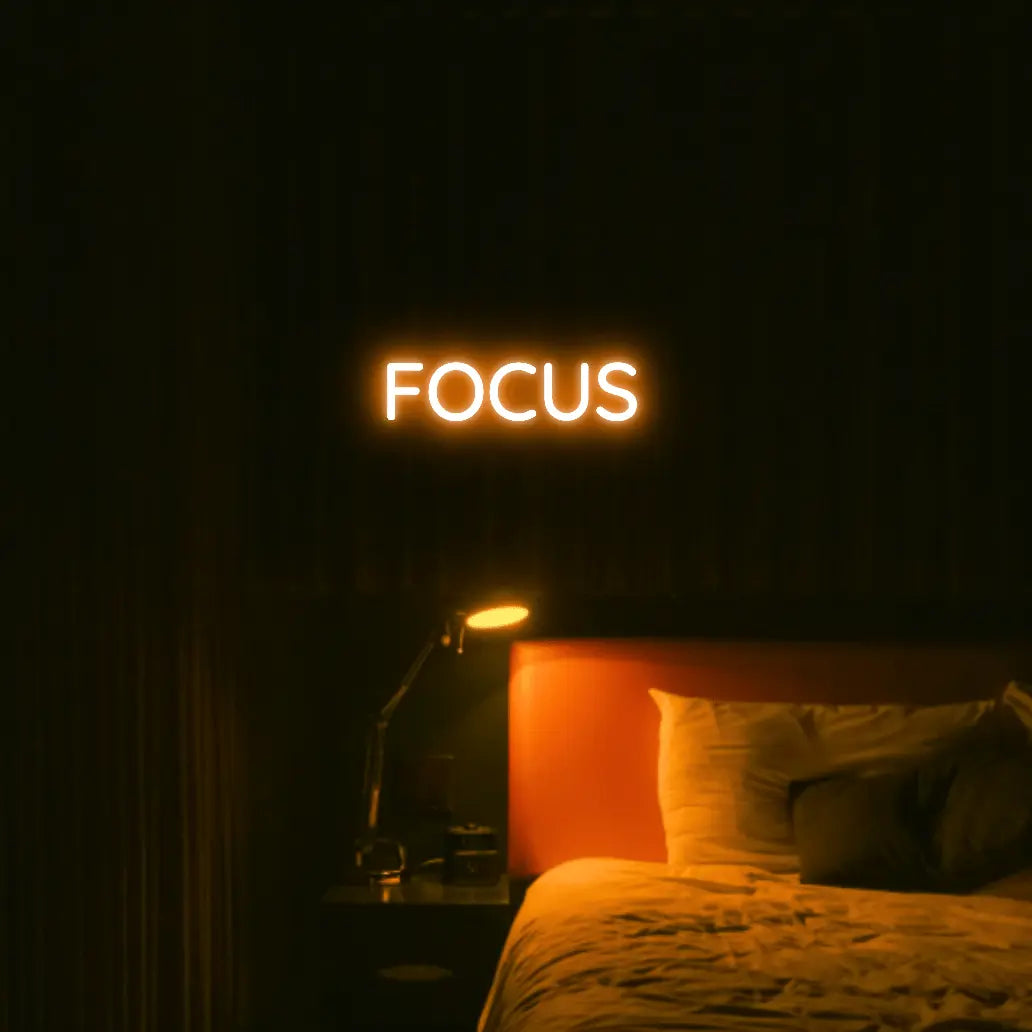 Focus LED Neon Light Sign - Neon Lanes