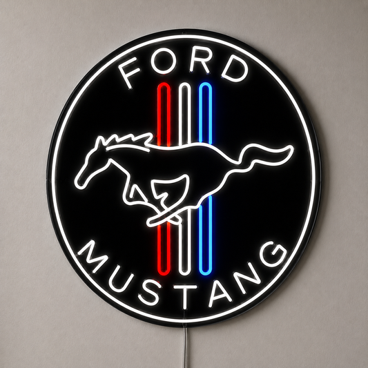 Ford Mustang Badge LED Neon Sign