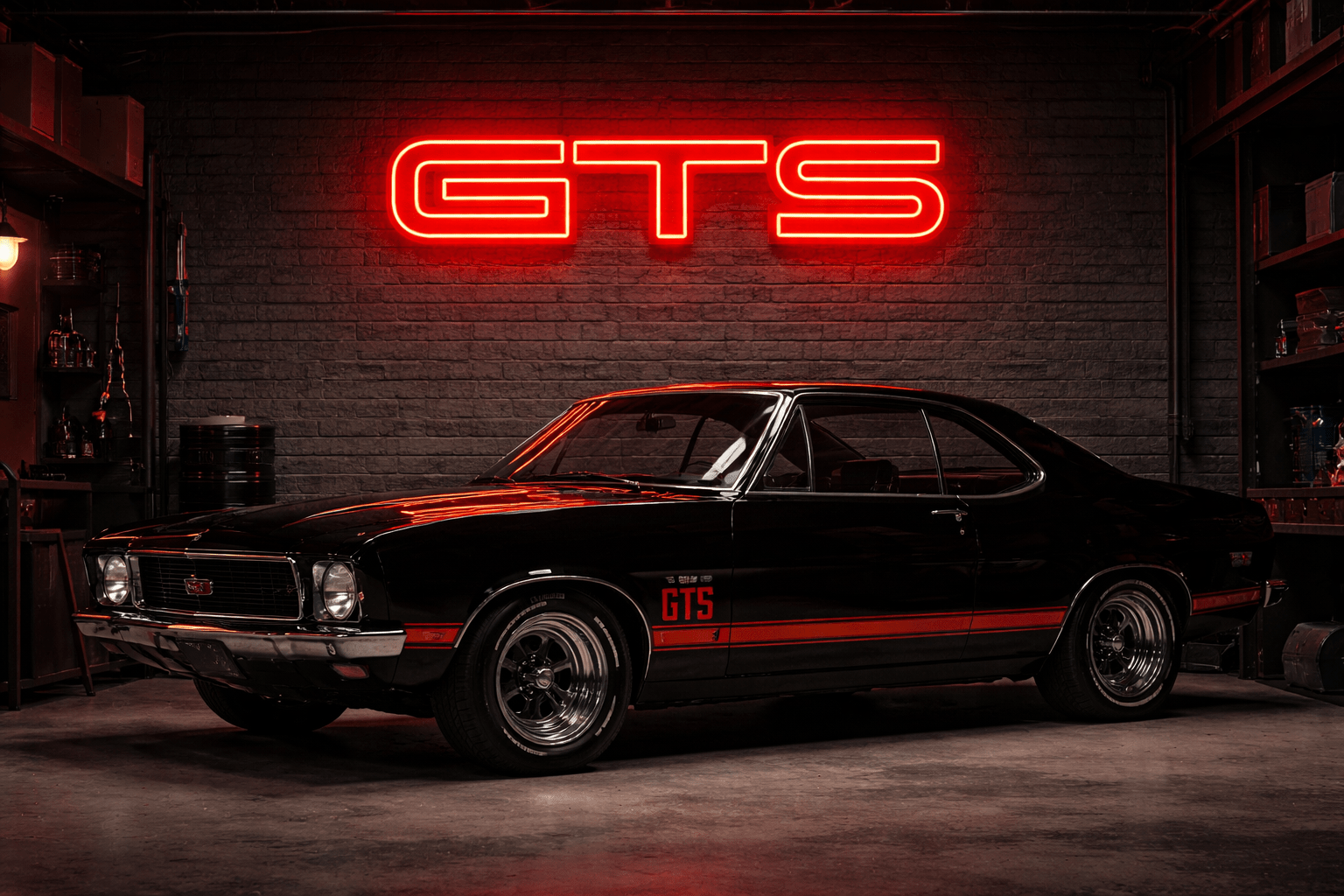GTS Holden Inspired LED Neon Sign - Neon Lanes