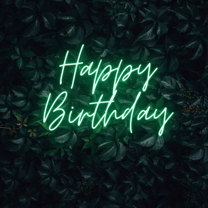 Happy Birthday LED Neon Light Sign - Neon Lanes