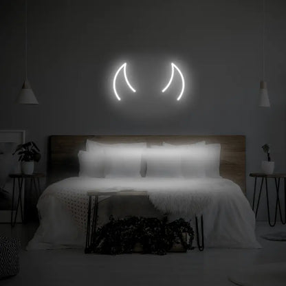 Horns LED Neon Light Sign - Neon Lanes