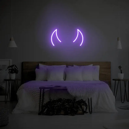 Horns LED Neon Light Sign - Neon Lanes