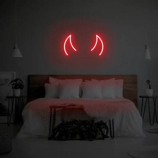 Horns LED Neon Light Sign - Neon Lanes