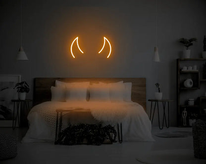 Horns LED Neon Light Sign - Neon Lanes