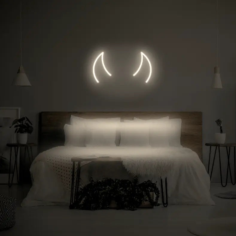 Horns LED Neon Light Sign - Neon Lanes
