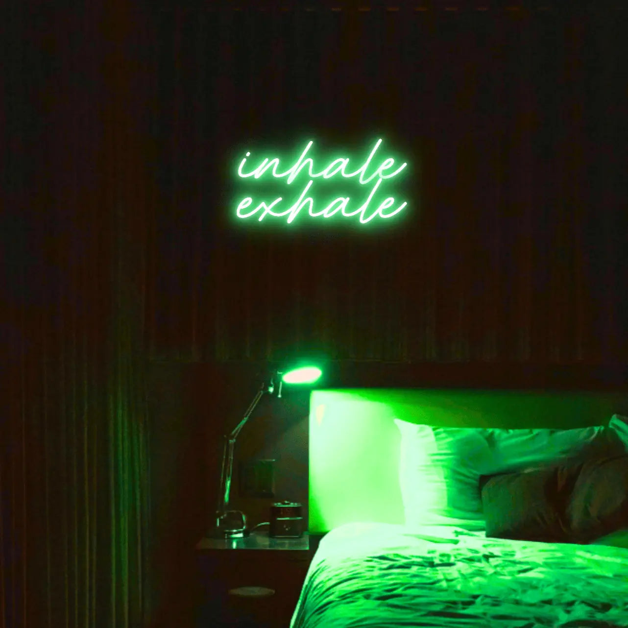 Inhale Exhale LED Neon Light Sign - Neon Lanes