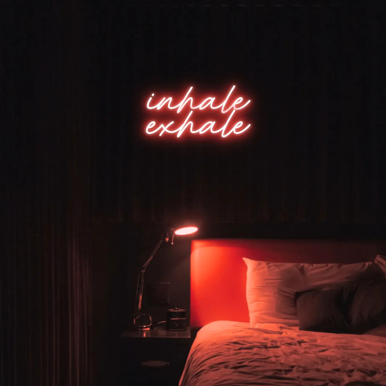 Inhale Exhale LED Neon Light Sign - Neon Lanes