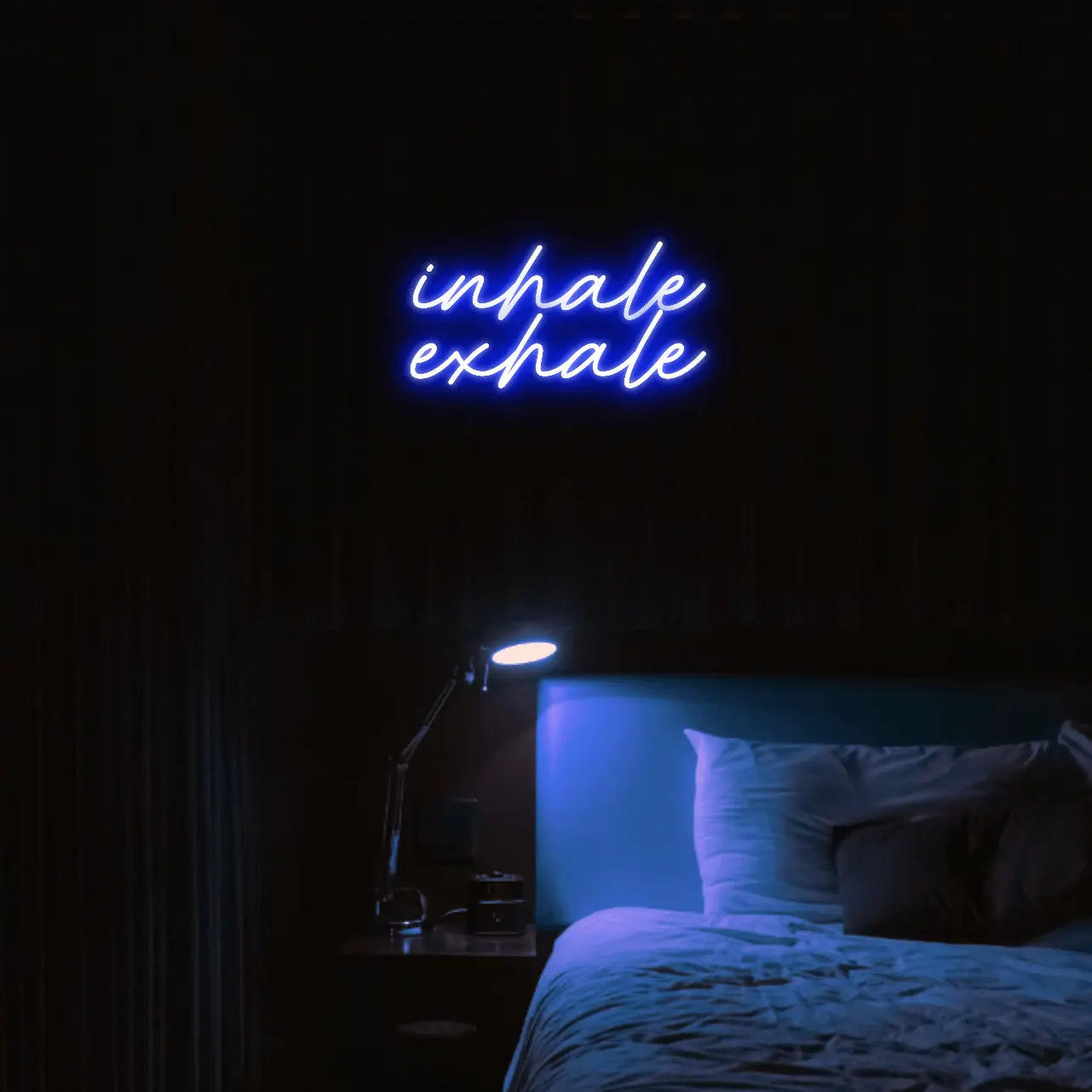Inhale Exhale LED Neon Light Sign - Neon Lanes