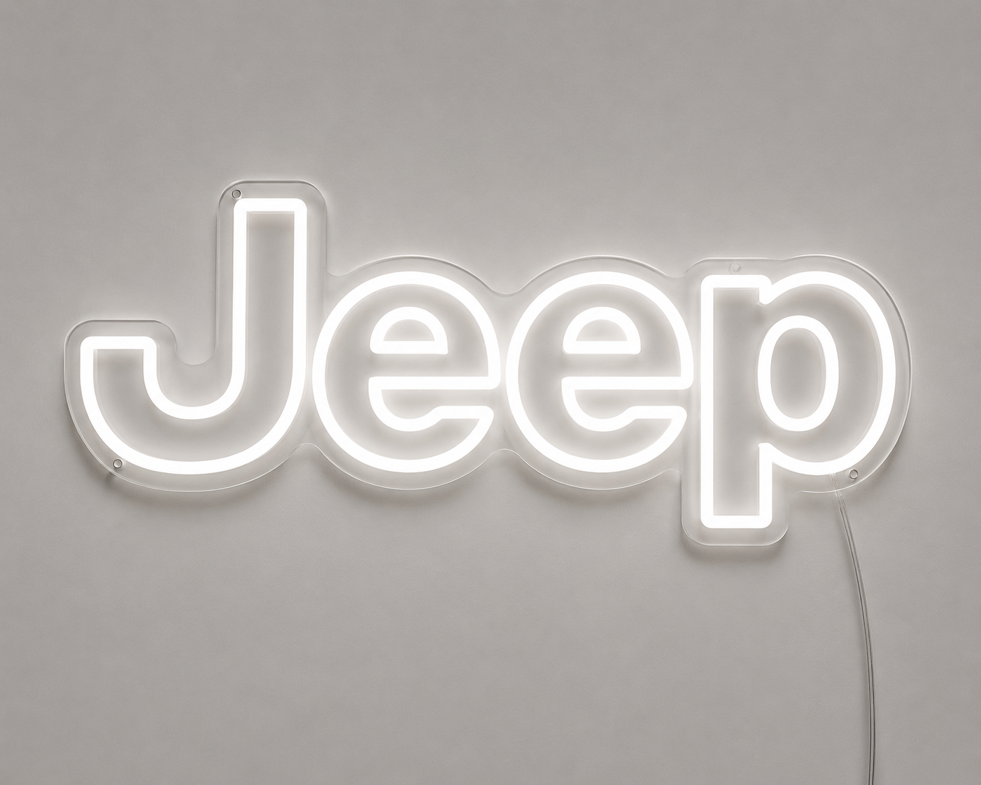Jeep LED Neon Sign Garage Man Cave Off Road 4x4 Wall Decor Gift