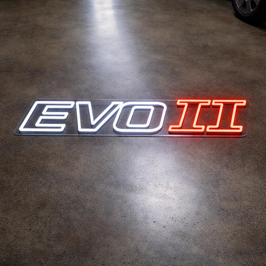 Lancer Evo II Inspired LED Neon Sign - Neon Lanes