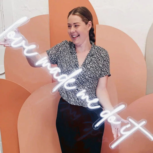 Love Made Me Do It LED Neon Light Sign - Neon Lanes