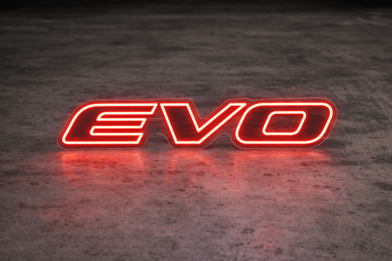 Mitsubishi Evolution Logo LED Neon Sign | Neon Signs Australia – Neon Lanes