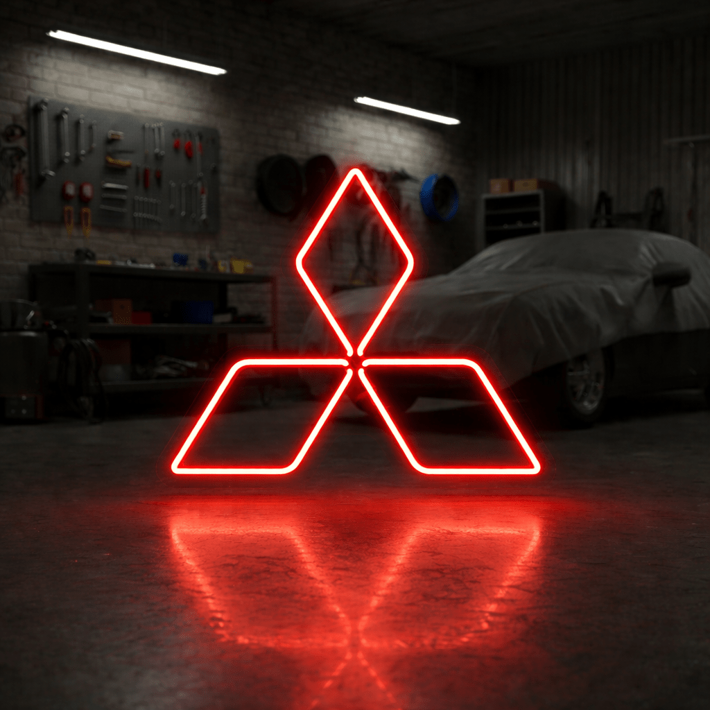 Mitsubishi Inspired LED Neon Sign – Neon Lanes