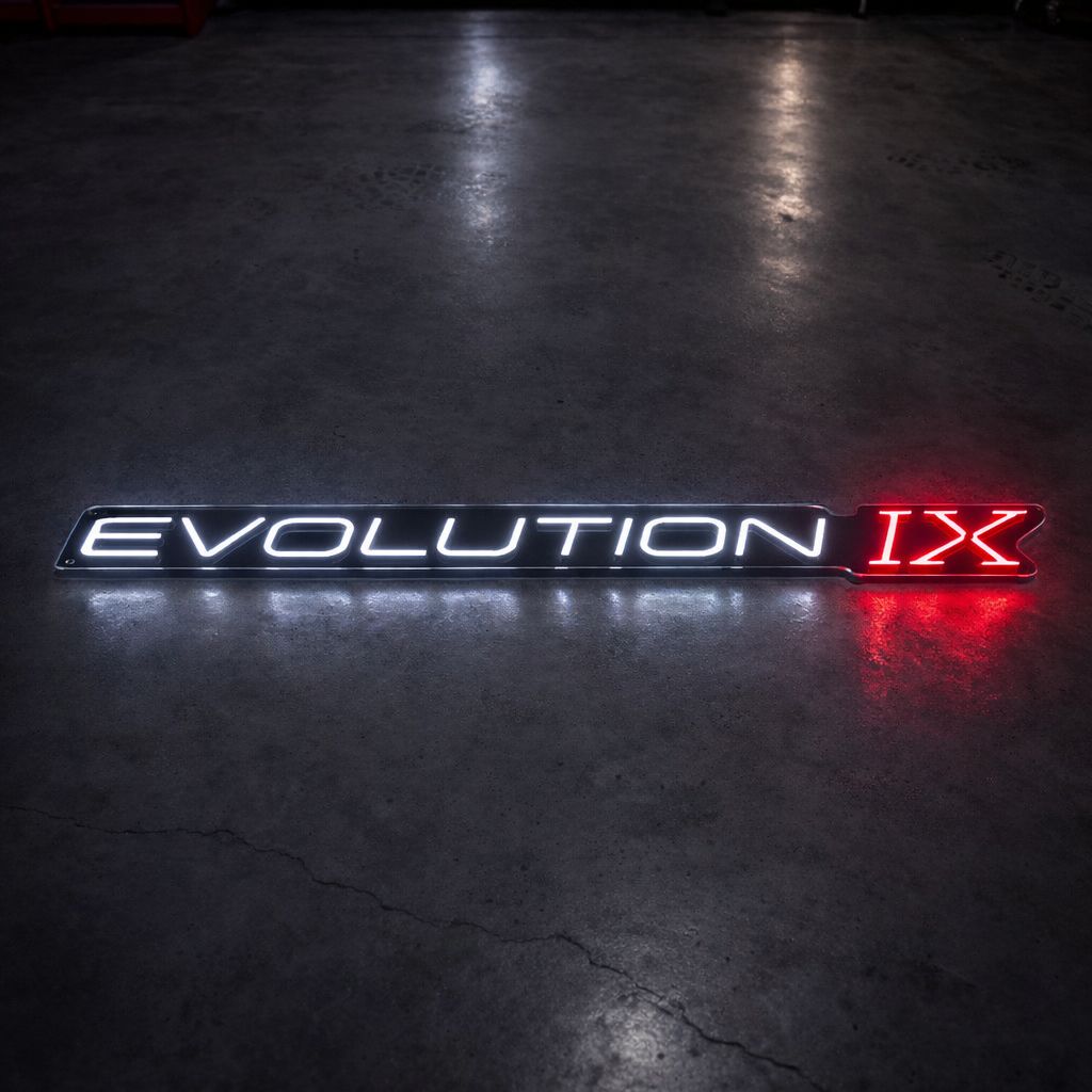 Mitsubishi Lancer Evolution IX Inspired LED Neon Sign | Neon Australia ...
