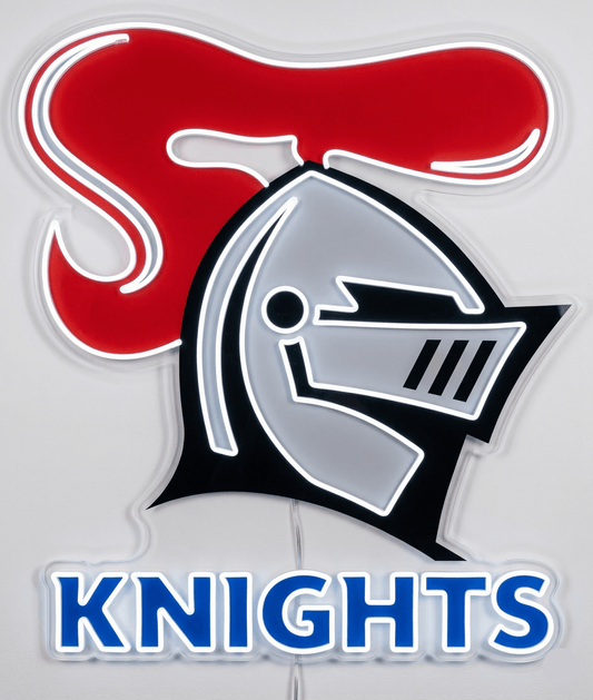 Newcastle Knights Inspired LED Neon Sign - Neon Lanes