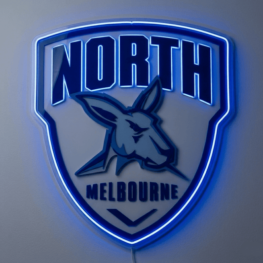North Melbourne Kangaroos Inspired LED Neon Sign - Neon Lanes