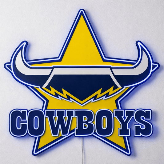 North Queensland Cowboys Inspired LED Neon Sign - Neon Lanes