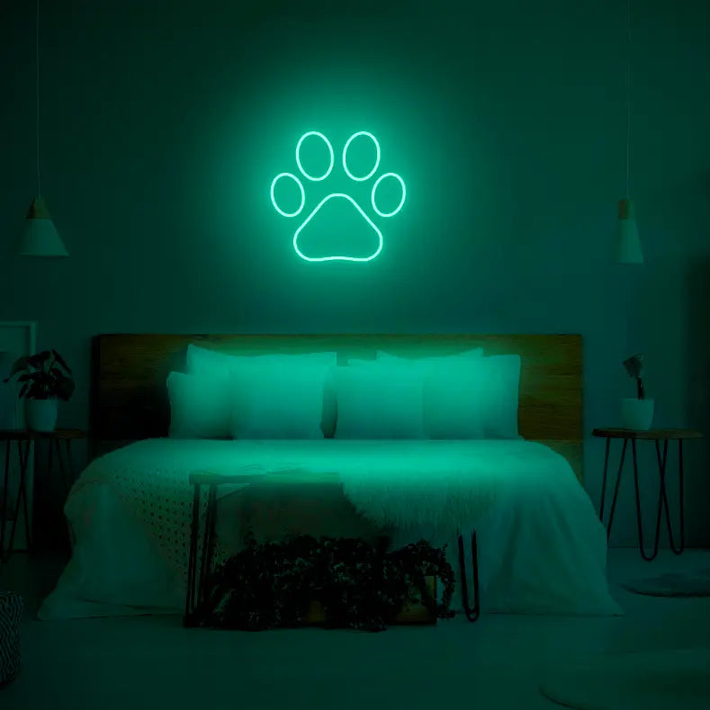 Paw LED Neon Light Sign - Neon Lanes