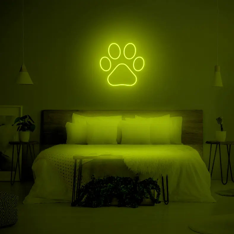 Paw LED Neon Light Sign - Neon Lanes