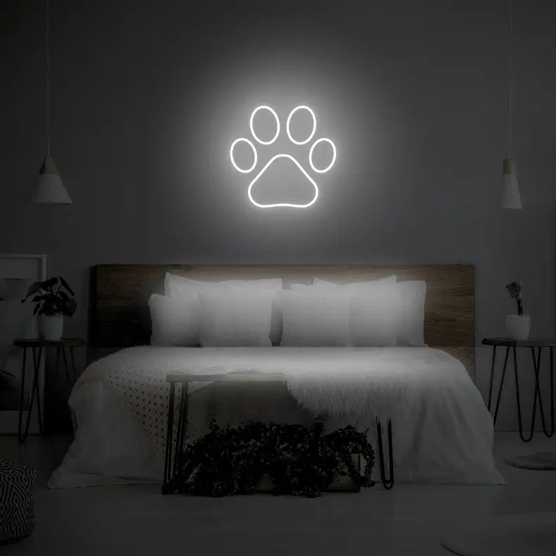 Paw LED Neon Light Sign - Neon Lanes