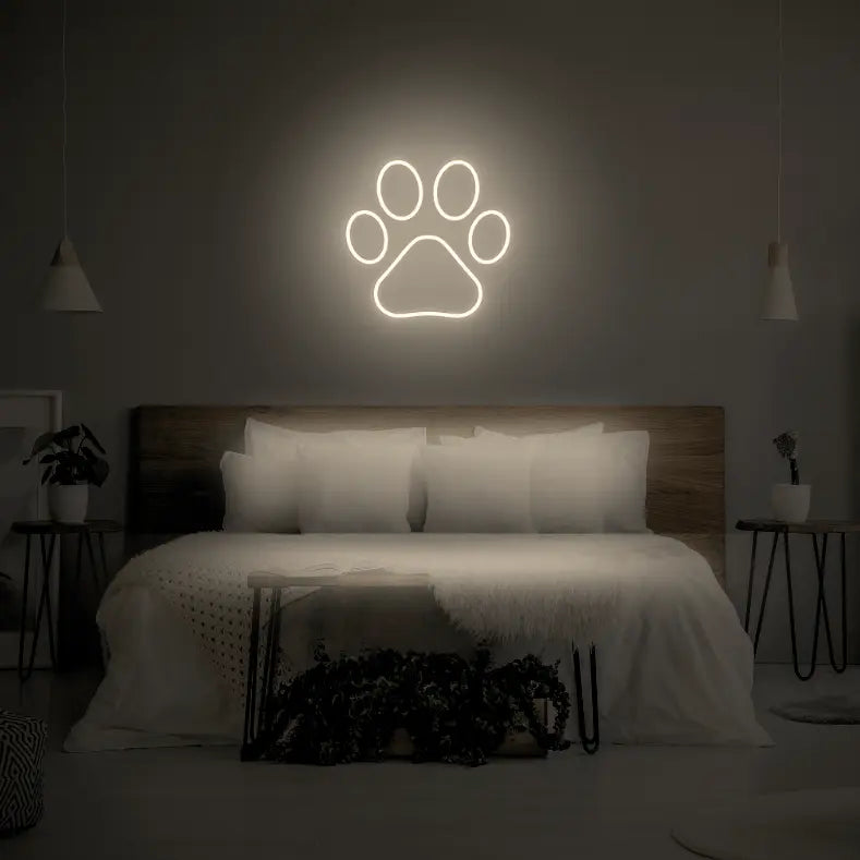 Paw LED Neon Light Sign - Neon Lanes