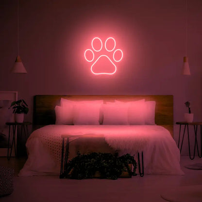Paw LED Neon Light Sign - Neon Lanes