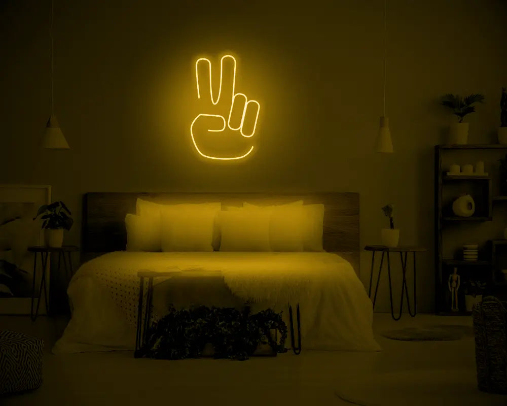 Peace LED Neon Light Sign - Neon Lanes