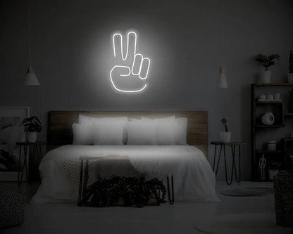 Peace LED Neon Light Sign - Neon Lanes