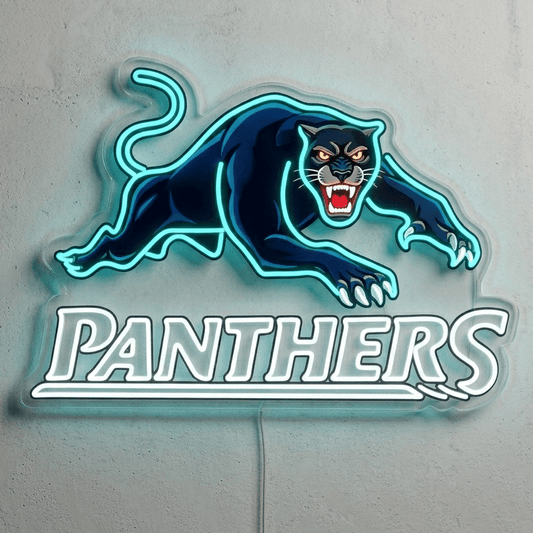 Penrith Panthers Inspired LED Neon Sign - Neon Lanes