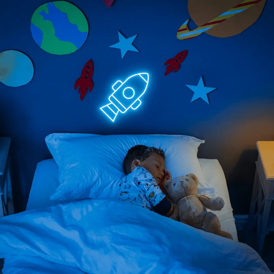 Rocket LED Neon Light Sign - Neon Lanes