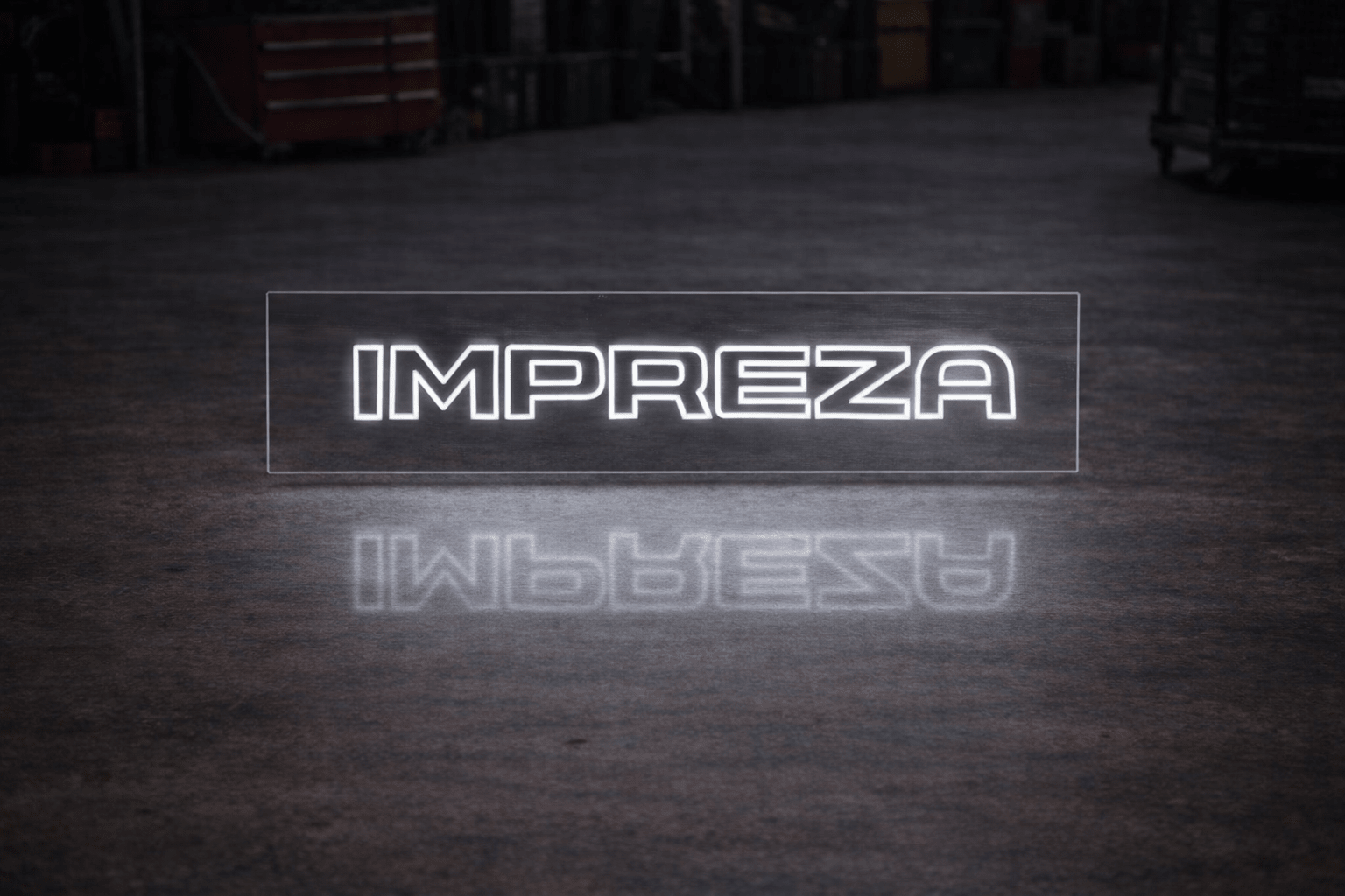Subaru Impreza WRX Inspired LED Neon Sign - Neon Lanes