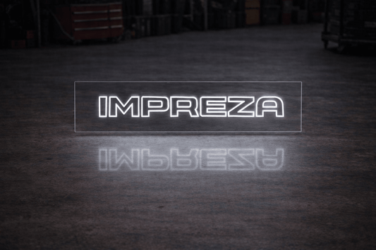 Subaru Impreza WRX Inspired LED Neon Sign - Neon Lanes