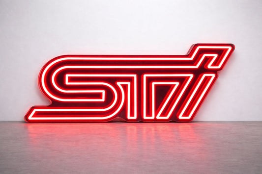 Subaru STI Inspired LED Neon Sign - Neon Lanes