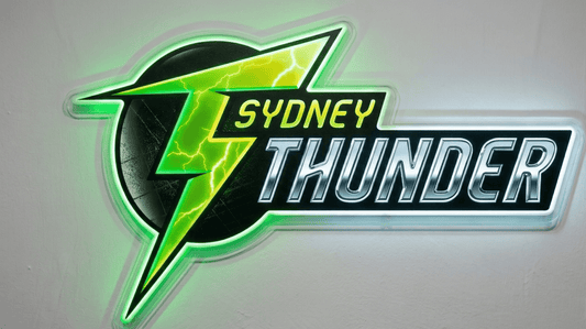 Sydney Thunder Inspired LED Neon Sign - Neon Lanes