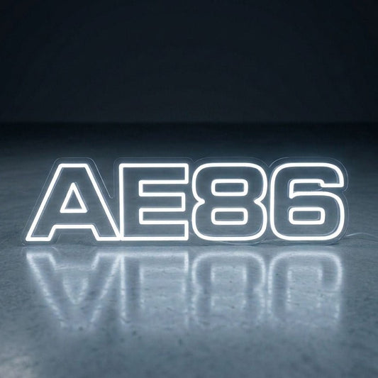 Toyota AE86 Inspired LED Neon Sign - Neon Lanes