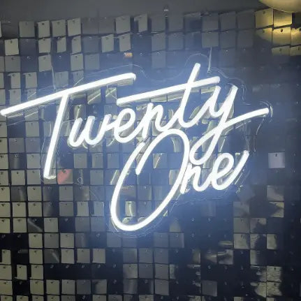 Twenty One LED Neon Sign – Neon Lanes